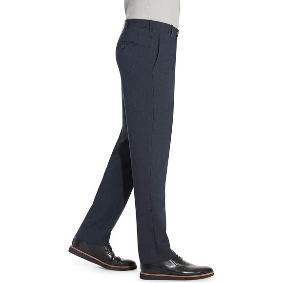 Van Heusen Men's Flex Flat Front Straight Fit Pant Sz 36W x 34L NWT Slate Blue - Picture 2 of 4